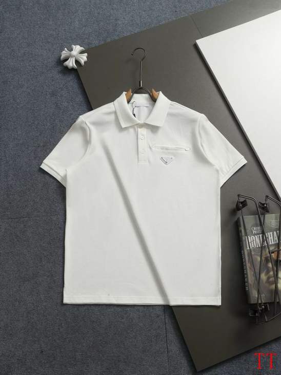 Picture of Prada Polo Shirts Short _SKUPradaM-2XL20tx27425876